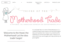 Tablet Screenshot of motherhoodtrade.com